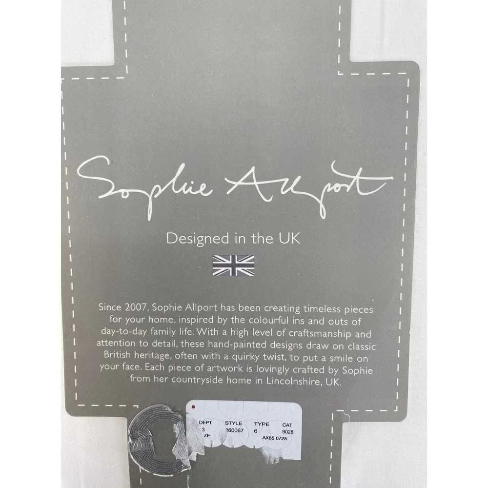 Sophie Allport Sheet Set QUEEN Sunflowers White Floral 100% Cotton 200TC Percale